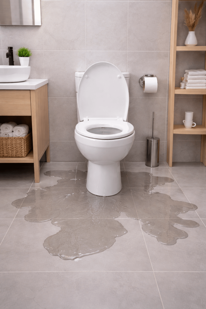 שירותים עם שלוליות של פיפי